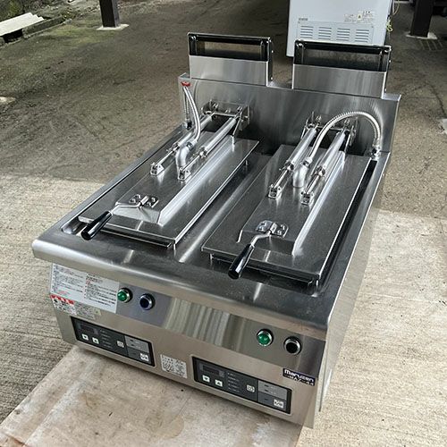 業界最長1年保証】【中古】ガス自動餃子焼器 マルゼン MAZ-44 幅600