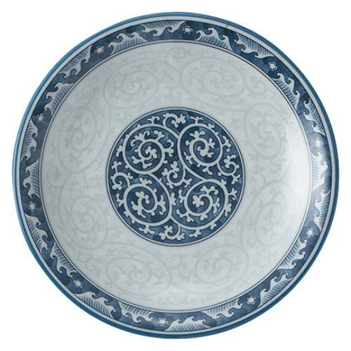 035-Q007 波唐草 尺皿 φ30.5×4.3(cm)