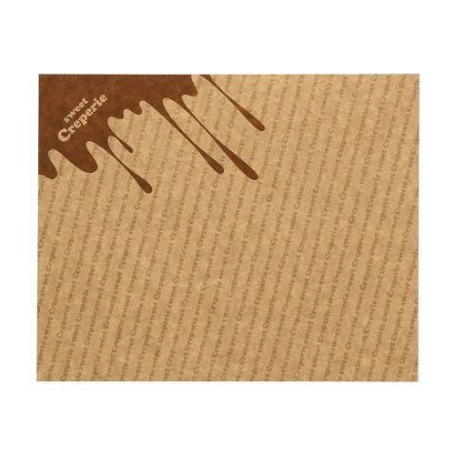 アオトプラス ラミクレープクラフト四角 チョコレート 200枚