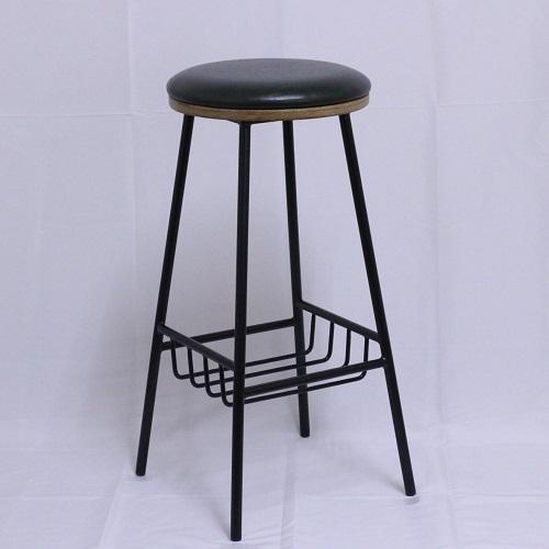 「LUGGAGE」ラゲッジ STOOL 【テンポスオリジナル】 H770 座面直径350×高さ770(mm) 1年保証/