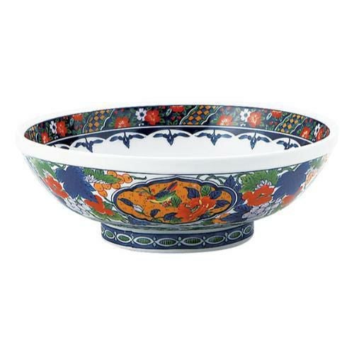 059-0079 花鳥 6.5玉丼 φ20×7(cm)