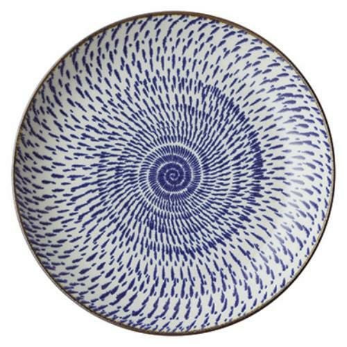 089-M006 おふけとちりうず 尺皿 φ31.2×4(cm)