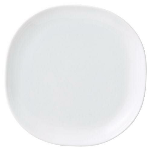 白磁カレ中皿 18.4×18.4×2.2cm 477-099