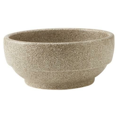 327-0137 スタッキングビビンバ グレー 石目調 19cm φ19×8.5 底径12.6(cm)