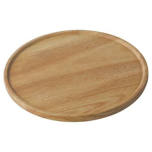 339-2057 ウッドプレート φ30×2.2(cm)