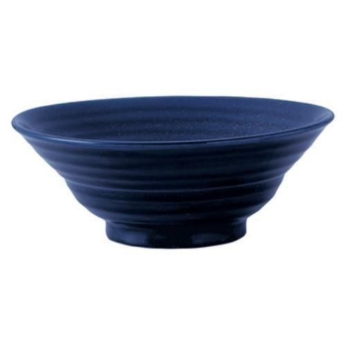 435-A506 紺斑点 六兵衛8.0丼 φ25×9.4(cm)