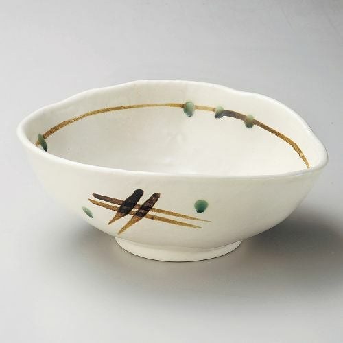 織部工房変形大鉢 24.2×20.5×9cm 254-179