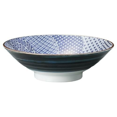 521-E057 牡丹祥瑞 8.0めん鉢 φ24.5×7.5(cm)/業務用/新品/小物送料対象