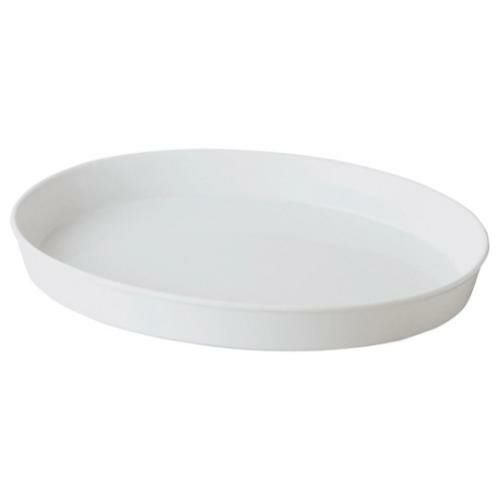 800-V07 マイスターホワイト 13"オーバルプラター 32.3×22.5×4(cm)