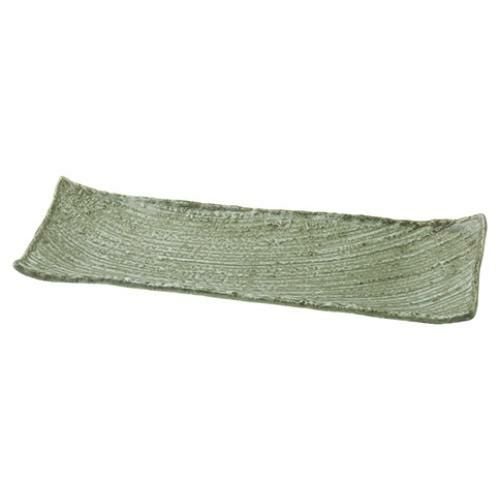 025-0041 わび うぐいす 枯山水 長角皿 大 41cm 41×13×4(cm)