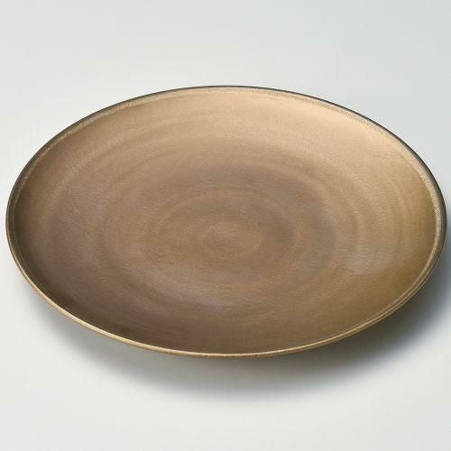 ゴールド巻き28cmプレート φ28.2×2.4cm 174-069