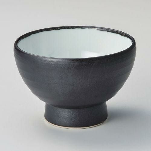 信楽黒釉高台5.0丼 φ15×10.5cm 325-189