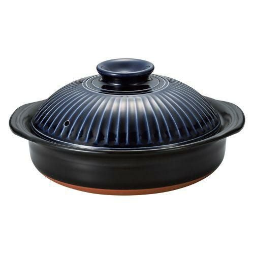 銀峯菊花ルリ9号鍋 31×29×15cm(2700cc)(身8cm) 380-619