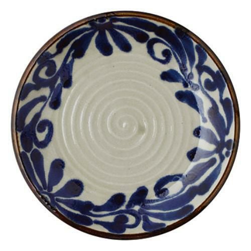 026-509 琉球るり唐草 9.0皿 φ26.5×3.3(cm)