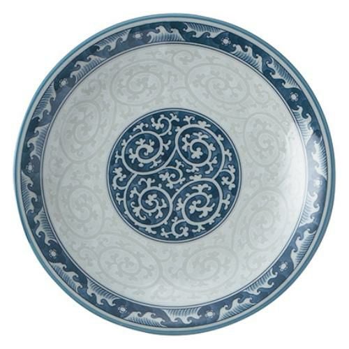 035-Q006 波唐草 9.0皿 φ28.5×3.7(cm)
