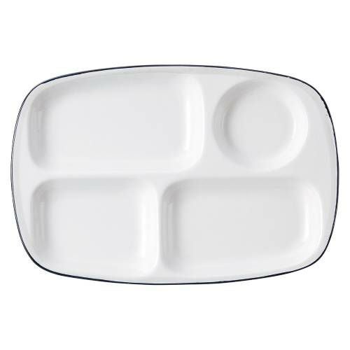 サークルランチ皿(大) 28.3×19cm 529-519