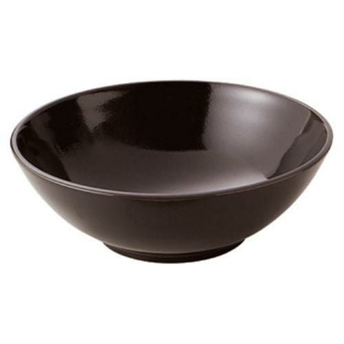 185-0065 黒 尺盛鉢 φ29.7×10(cm)