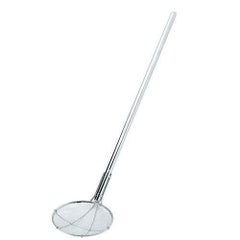 EBM ステンレス パイプ柄丸型 給食用 スクイ網 24cm 6.5メッシュ