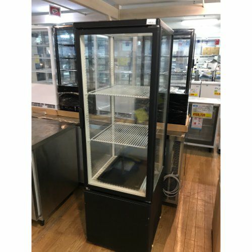 業務用/新品】【サンデン】冷蔵ショーケース 4面ガラスタイプ 130L AGV