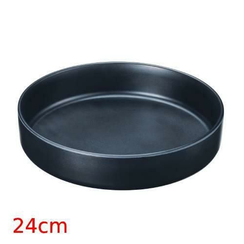JE メラミンラウンドディッシュ 24cm D469 ブラック