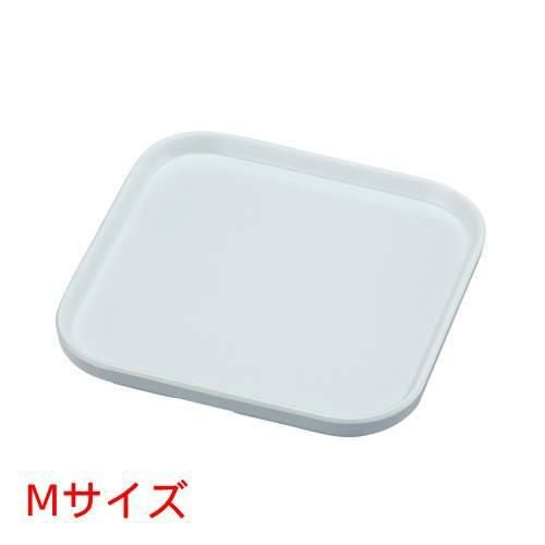 ジェーンユーロ メラミンスクエアプレート M D459 ホワイト