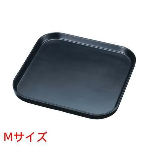ジェーンユーロ メラミンスクエアプレート M D459 ブラック