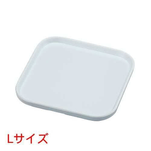 ジェーンユーロ メラミンスクエアプレート L D460 ホワイト