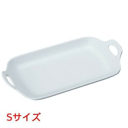 JE メラミンレクタングルプレート S D449 ホワイト