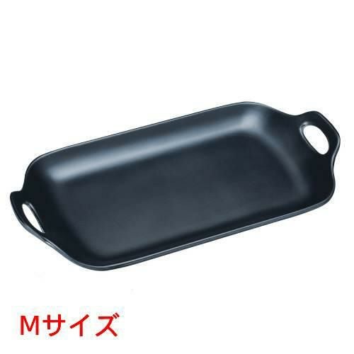 JE メラミンレクタングルプレート M D450 ブラック