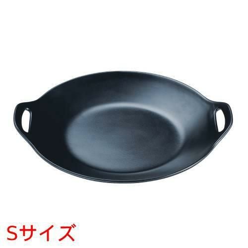 ジェーンユーロ メラミン取手付浅型ポット S D440 ブラック