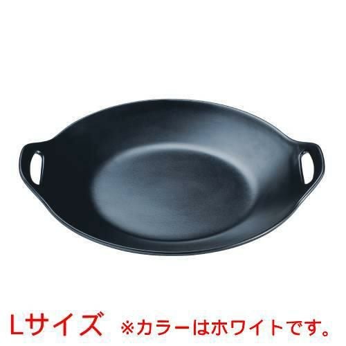 ジェーンユーロ メラミン取手付浅型ポット L D442 ホワイト