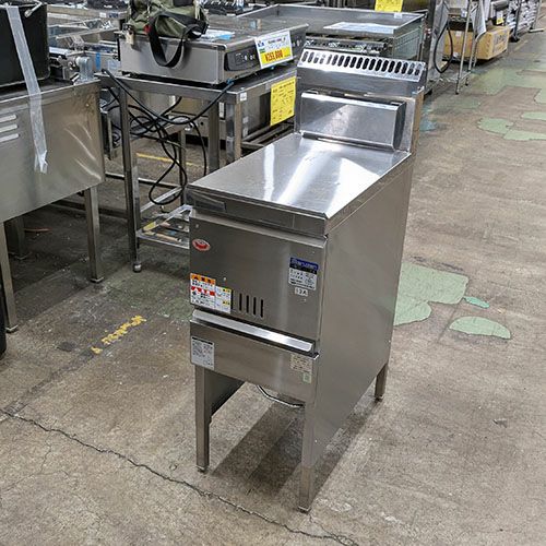 業界最長1年保証】【中古】ガス一槽フライヤー マルゼン MGF-13K 幅330