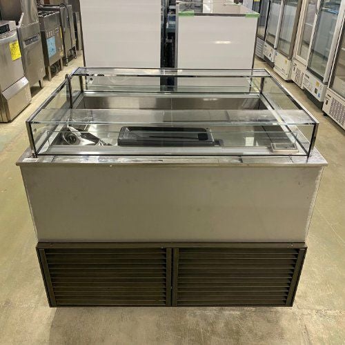 中古】冷蔵ショーケース 大和冷機 CO-03SHOT-DB 幅670×奥行640×高さ