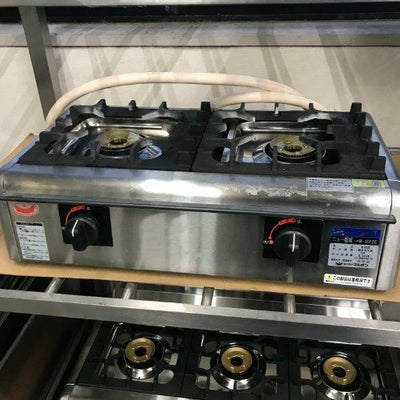 中古】ガステーブルコンロ リンナイ(Rinnai) ET21-2STSYA-S 幅595×奥行 