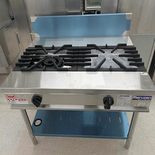 業界最長1年保証】【中古】ガステーブル 2口 マルゼン RGT-0972D 幅