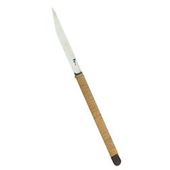 料理細工小刀 籐巻 直刃 右用