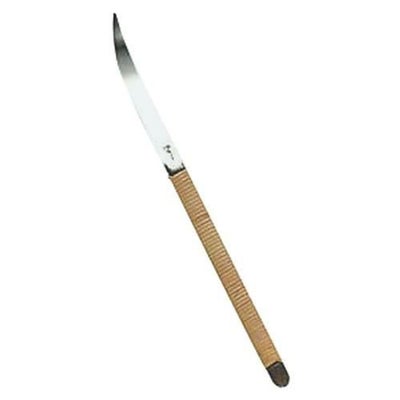 料理細工小刀 籐巻 深曲刃 右用