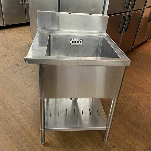 ☆地域限定送料無料☆工場整備品☆ソイルドシンク　幅1530 ステンレス　業務用 中古】ソイルドシンク 幅650×奥行660×高さ800 【送料無料】【業務用