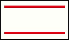 ハンドラベルPB-1用(1000枚×10組)PB-3 無地 赤二本線