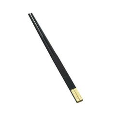 燕舞 黒壇箸 龍 金キャップ 先太タイプ