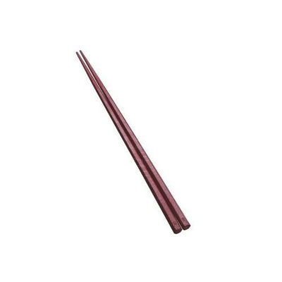 抗菌 六角すべり止め付箸 21cm アズキ PM-354