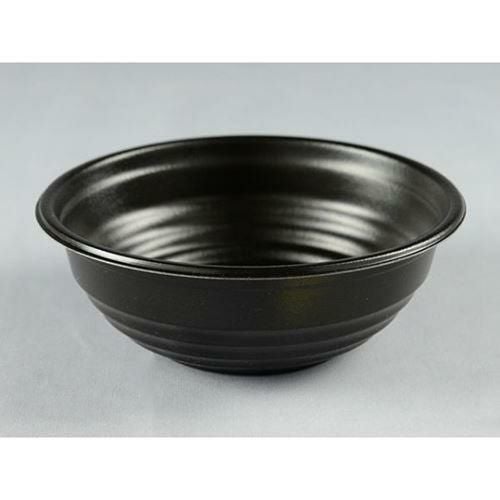 どんぶり容器 パックスタイル 耐熱どんぶり容器 YS丼 D-3 黒(300個入)