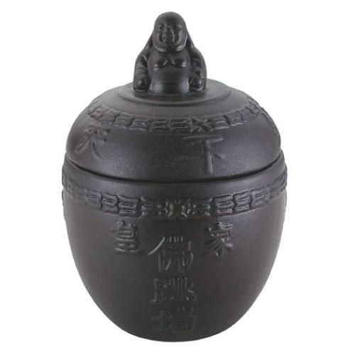 紫砂 仏跳壇(ファーチューチョン)黒泥食器//小物送料対象商品