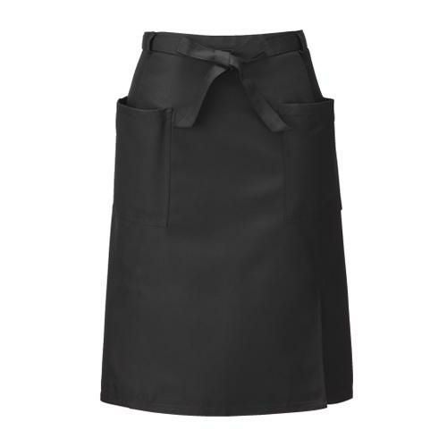 【即納可】<br>TB ミドルエプロン ブラック /小物送料対象商品