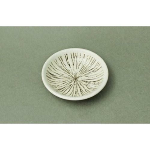 【飲食店定番】TB 白彫刻十草 2.8皿/20入