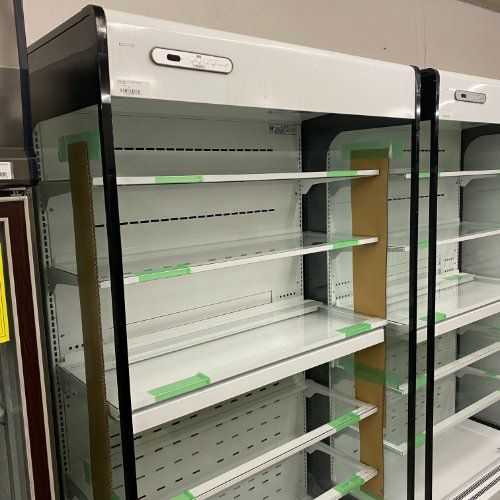 業界最長1年保証】【中古】冷蔵多段オープンショーケース フクシマ