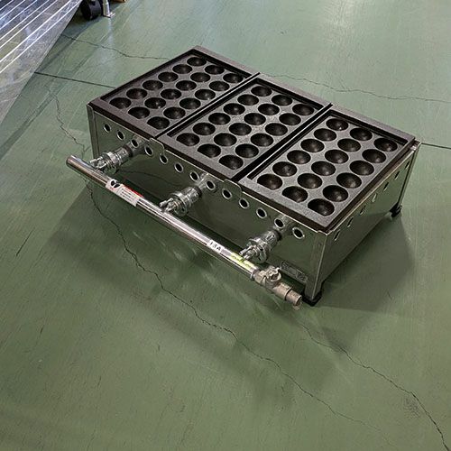 中古】たこ焼き器 伊東金属工業所 183SB 幅580×奥行350×高さ195 都市