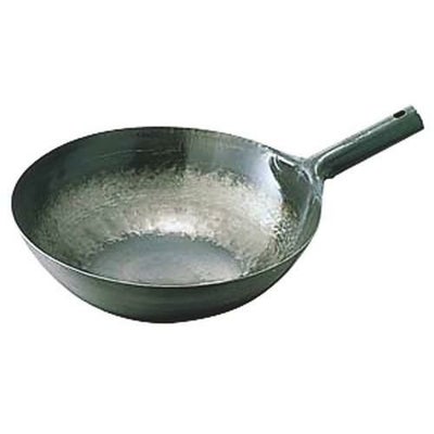山田/鉄打出片手中華鍋 1.2mm 42cm