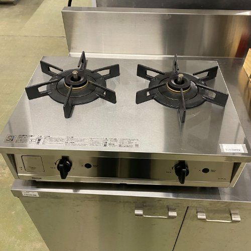 中古】ガステーブルコンロ リンナイ(Rinnai) ET21-2STSYA-S 幅595×奥行 