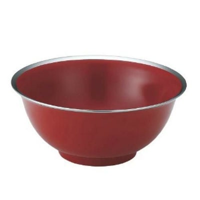 メタル丼Jr 渕磨きタイプ 塗装仕様 赤